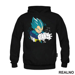 Super Saiyan - Blue - Circles - Goku - Dragon Ball - Majica