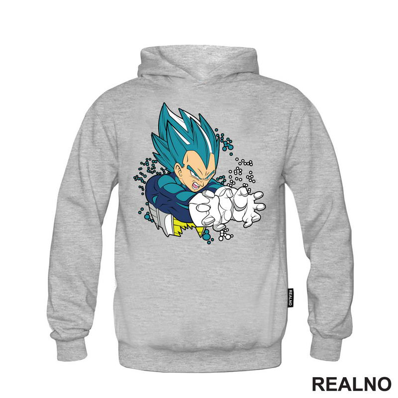 Super Saiyan - Blue - Circles - Goku - Dragon Ball - Majica