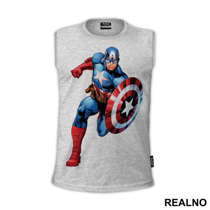 Running - Captain America - Avengers - Majica