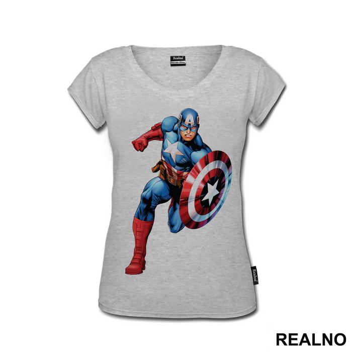 Running - Captain America - Avengers - Majica