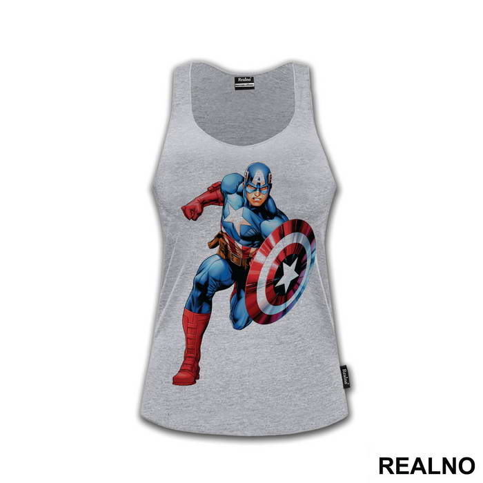 Running - Captain America - Avengers - Majica