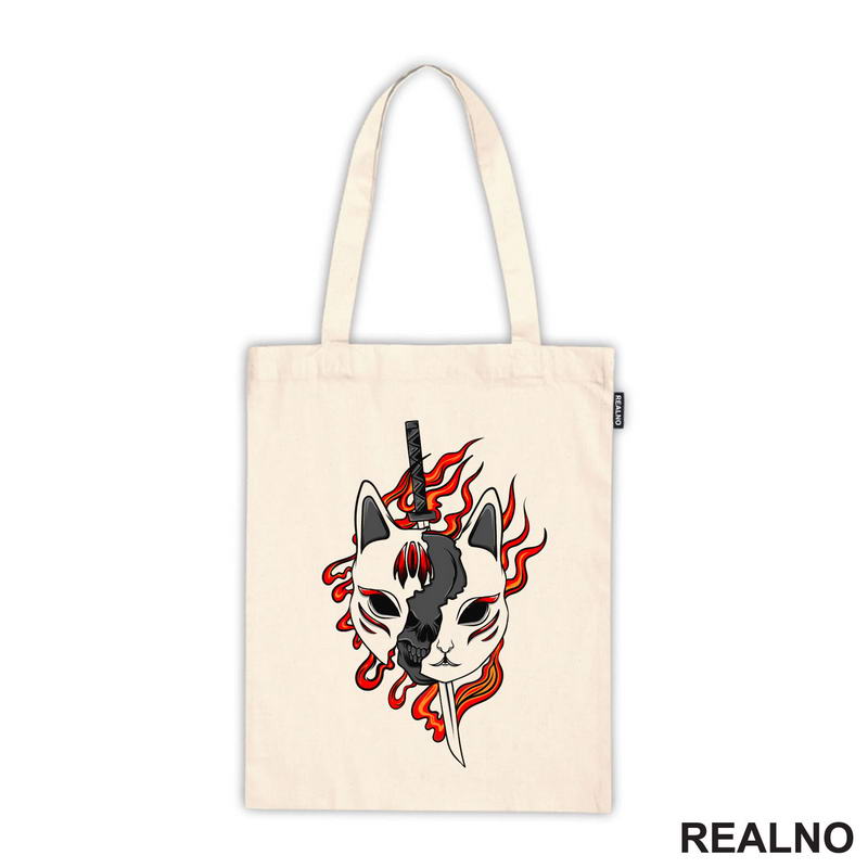 Fox Mask Kitsune - Anime - Majica