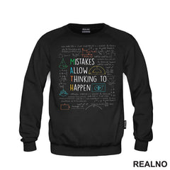 Mistakes Allow Thinking To Happen - Motivation - Quotes - Majica