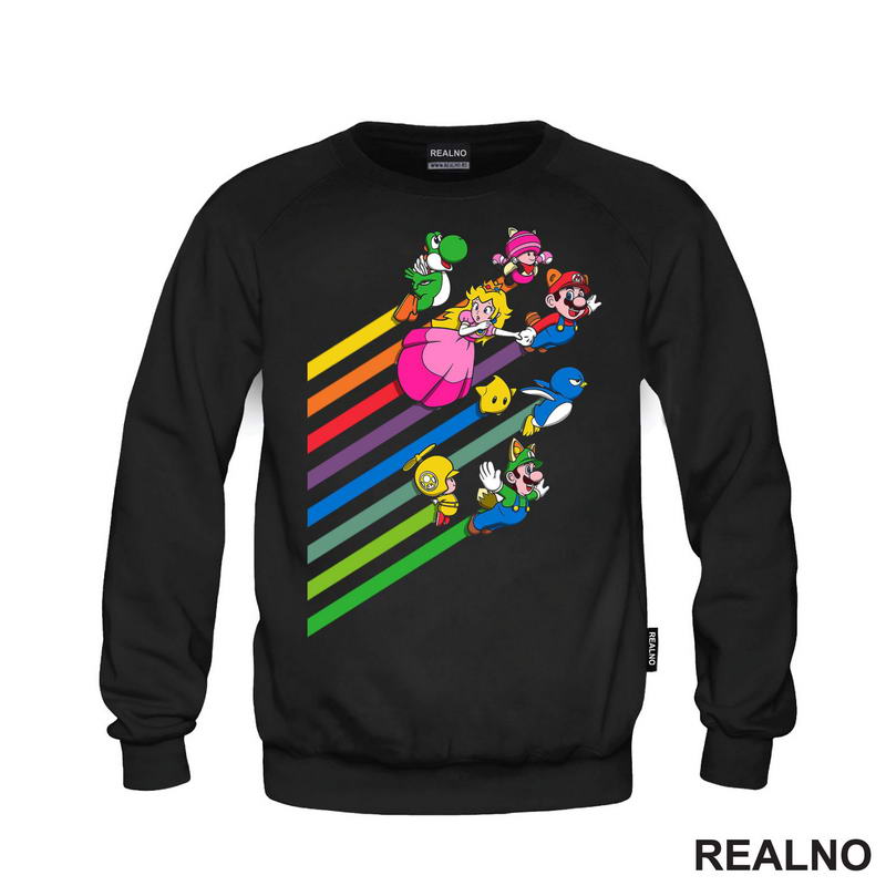 Lete Preko Duge - Super Mario - Majica