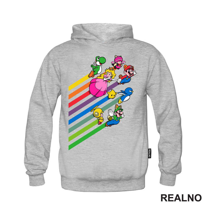 Lete Preko Duge - Super Mario - Majica