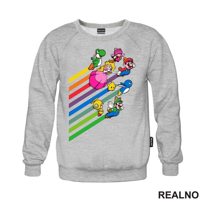 Lete Preko Duge - Super Mario - Majica