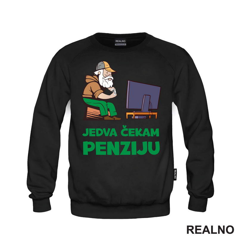 Jedva Čekam Penziju - Gejmer - Majica