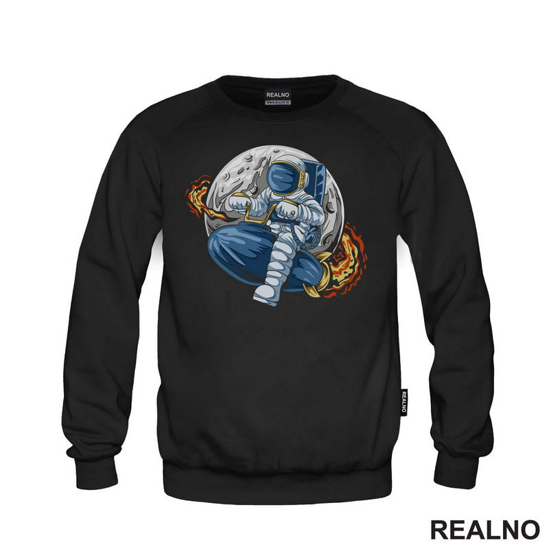 Astronaut Na Raketi - Space - Svemir - Majica