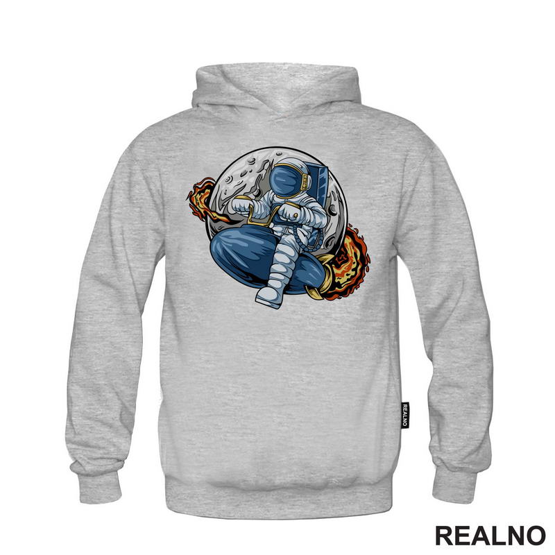 Astronaut Na Raketi - Space - Svemir - Majica