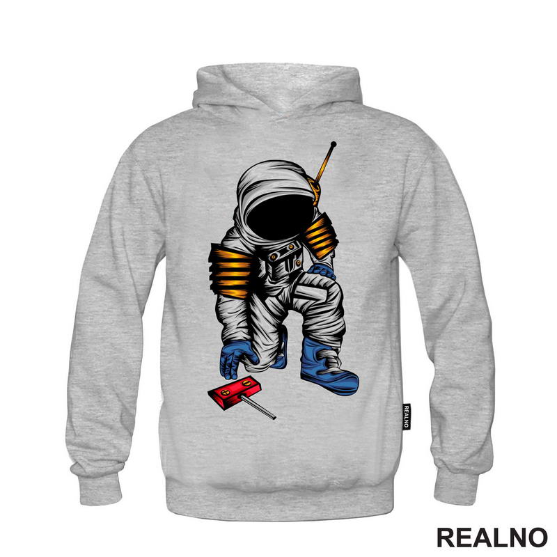 Astronaut Sa Prijemnikom - Space - Svemir - Majica