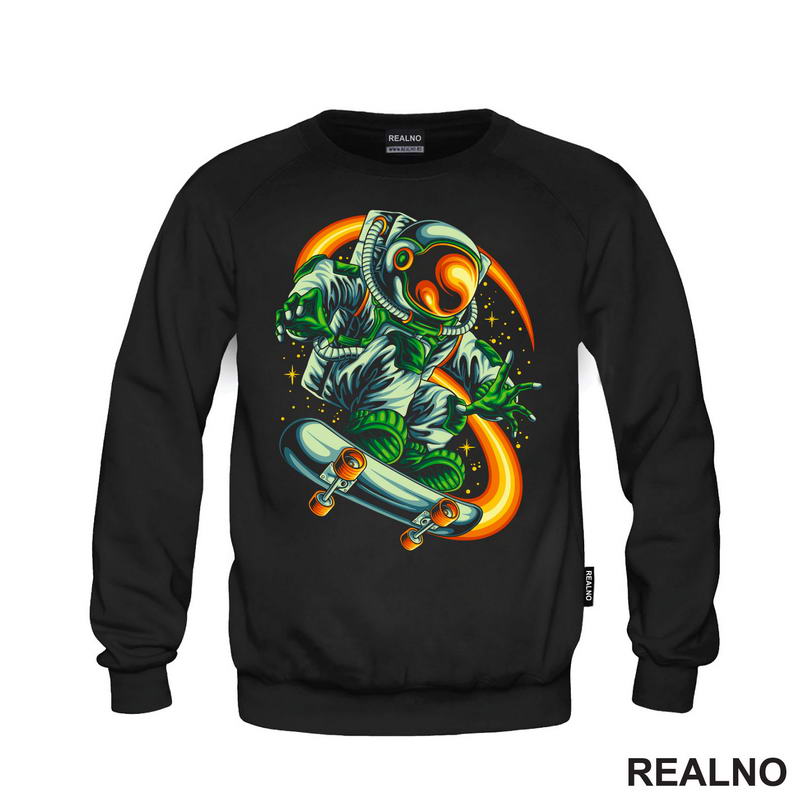 Astronaut Sa Skejtom - Vatra - Space - Svemir - Majica