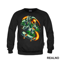 Astronaut Sa Skejtom - Vatra - Space - Svemir - Majica