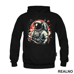 Astronaut I Crveni Mesec - Space - Svemir - Majica