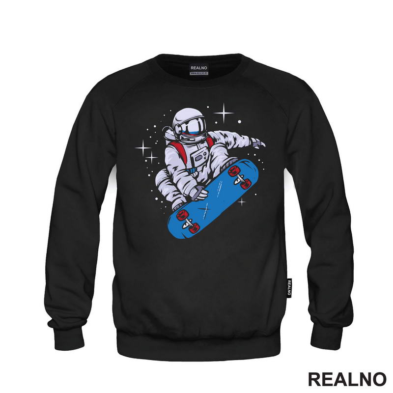 Astronaut - Plavi Skejt - Space - Svemir - Majica