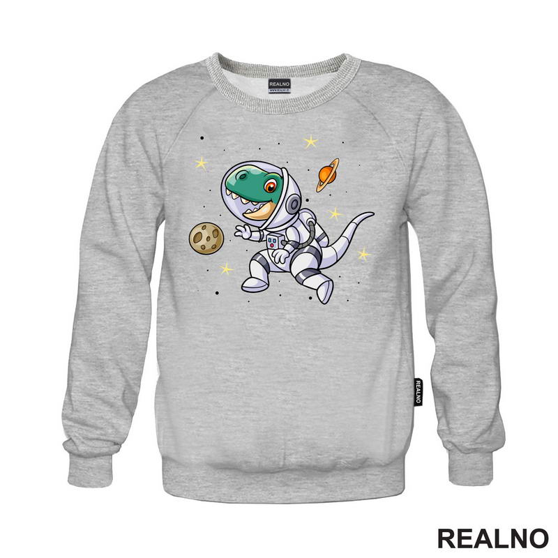 Astronaut - Dinosaurus - Space - Svemir - Majica