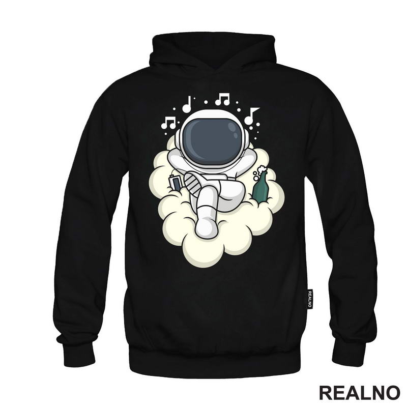 Astronaut - Muzika I Pivo - Space - Svemir - Majica