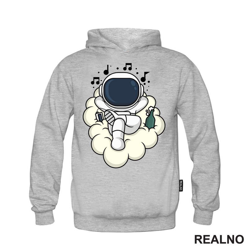 Astronaut - Muzika I Pivo - Space - Svemir - Majica