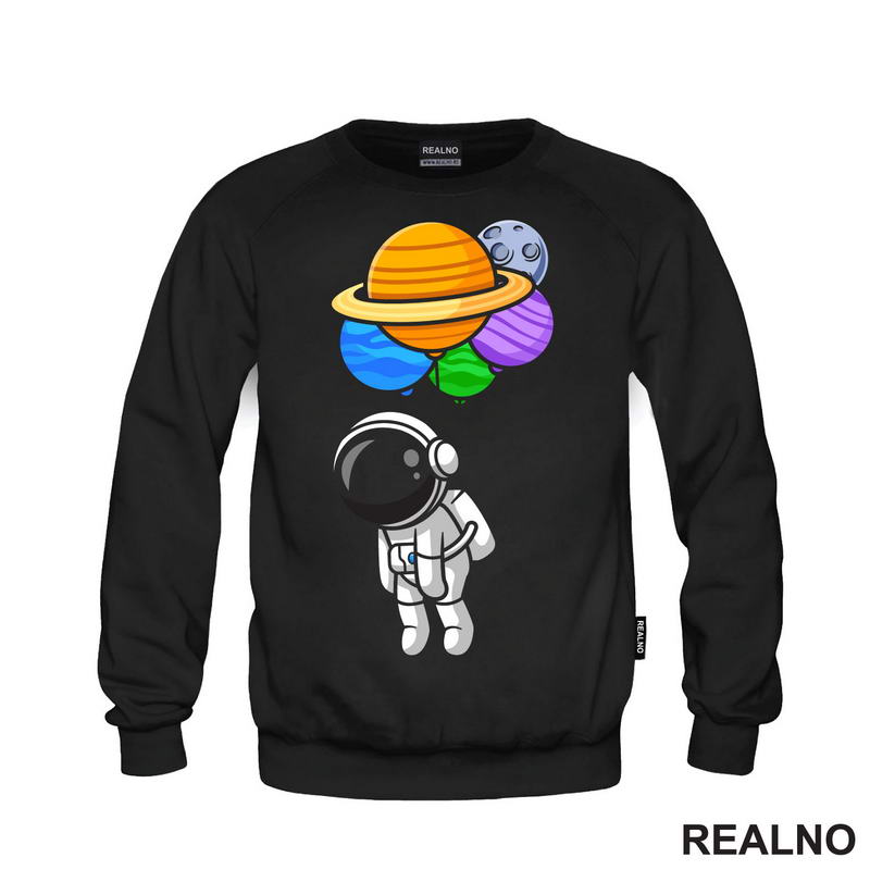 Astronaut - Sa Planetama Kao Balonima - Space - Svemir - Majica