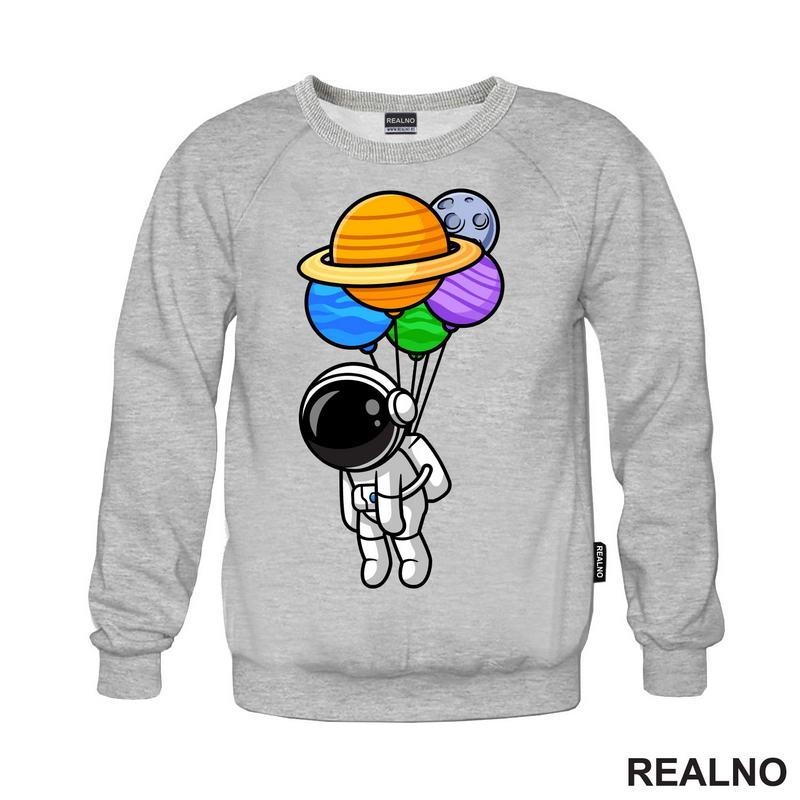 Astronaut - Sa Planetama Kao Balonima - Space - Svemir - Majica