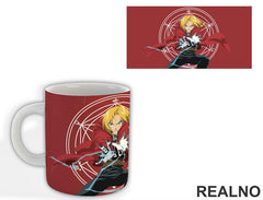 Ed With Automail - Fullmetal Alchemist - Anime - Šolja