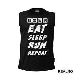 Eat, Sleep, Run, Repeat - Trčanje - Running - Majica