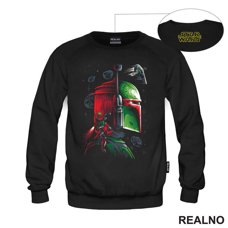 Boba Fett - Side Portrait - Star Wars - Majica