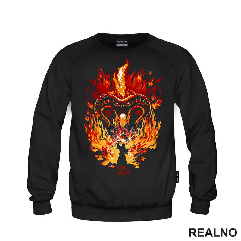 Balrog And Gandalf - Fire - Lord Of The Rings - Majica