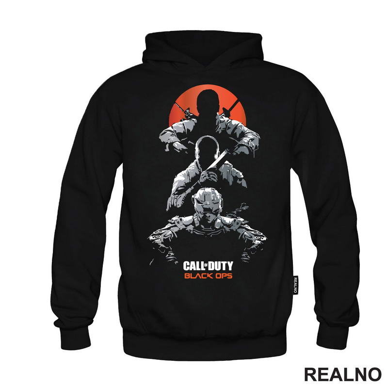 Black Ops - Grey - Call Of Duty - COD - Majica