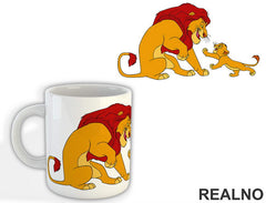 Simba I Mufasa Se Igraju - Crtani Filmovi - Šolja