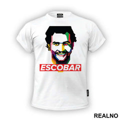 Pablo Escobar Polygonal Art - Narcos