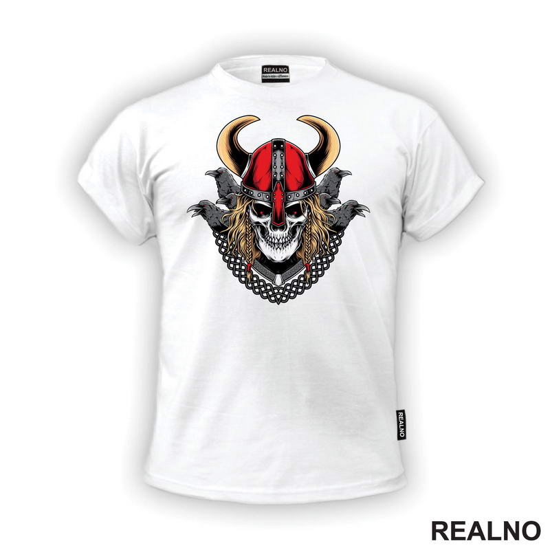 Skull And Ravens - Vikings - Majica
