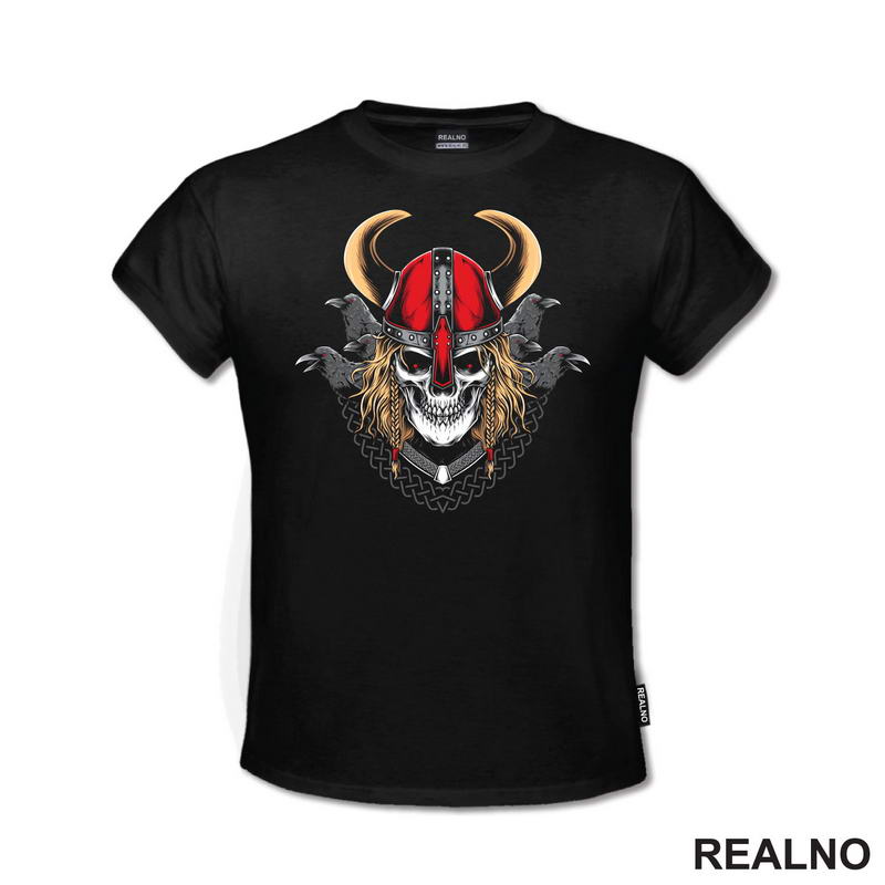 Skull And Ravens - Vikings - Majica