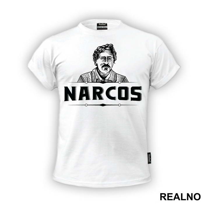 Pablo Escobar Portrait Narcos