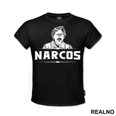 Pablo Escobar Portrait Narcos