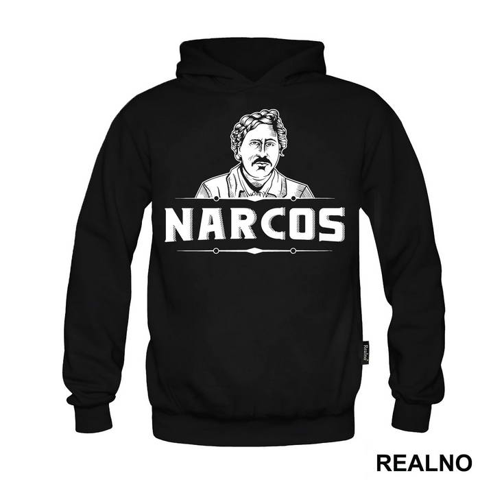 Pablo Escobar Portrait Narcos
