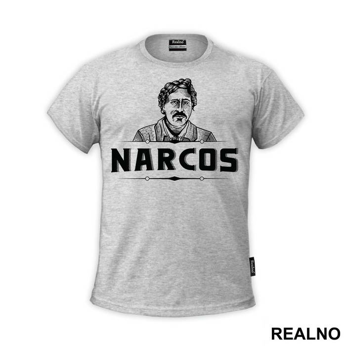 Pablo Escobar Portrait Narcos