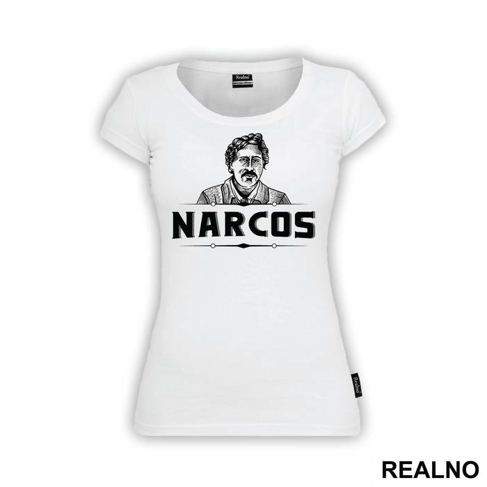 Pablo Escobar Portrait Narcos