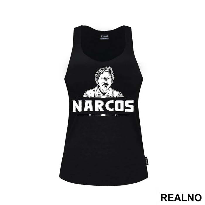 Pablo Escobar Portrait Narcos