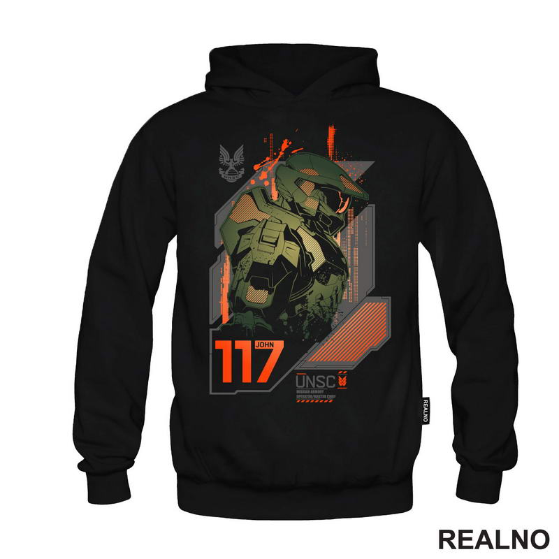 Master Chief - 117 John - Halo - Games - Serija - Majica