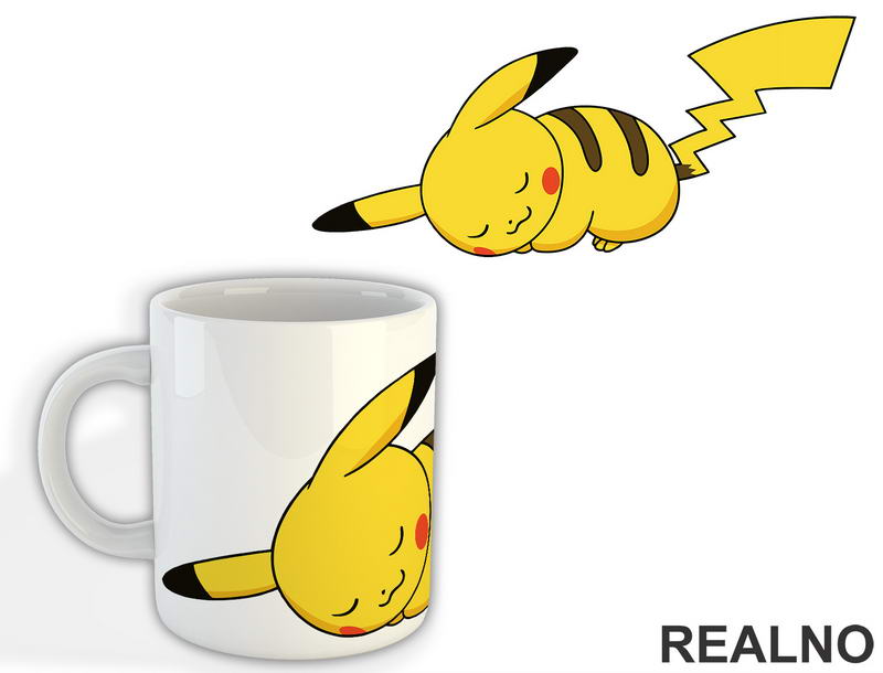 Pikaču Spava - Pokemon - Šolja