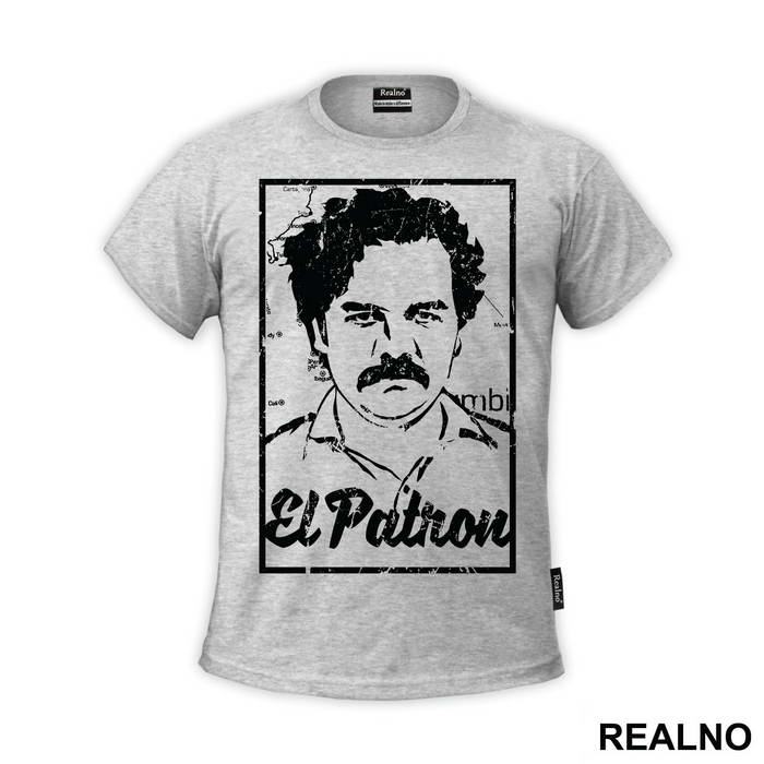 El Patron Pablo Escobar Face - Narcos