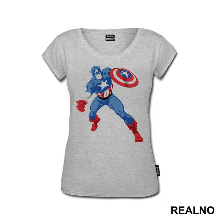 Attack - Captain America - Avengers - Majica