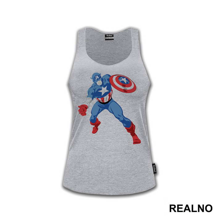 Attack - Captain America - Avengers - Majica