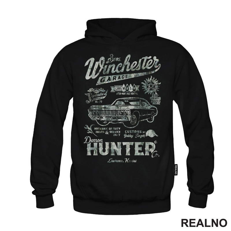 Winchester Bros Garage - Supernatural - Majica
