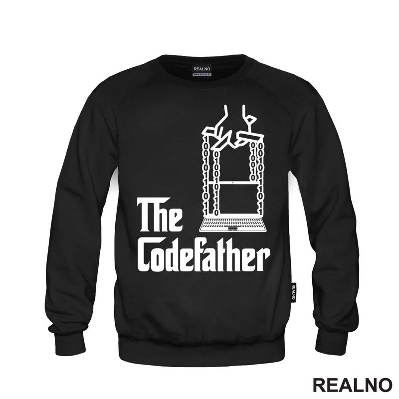 The CodeFather - Binary Code - Geek - Majica