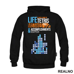 Life Is Like A Game Of Tetris - Geek - Majica