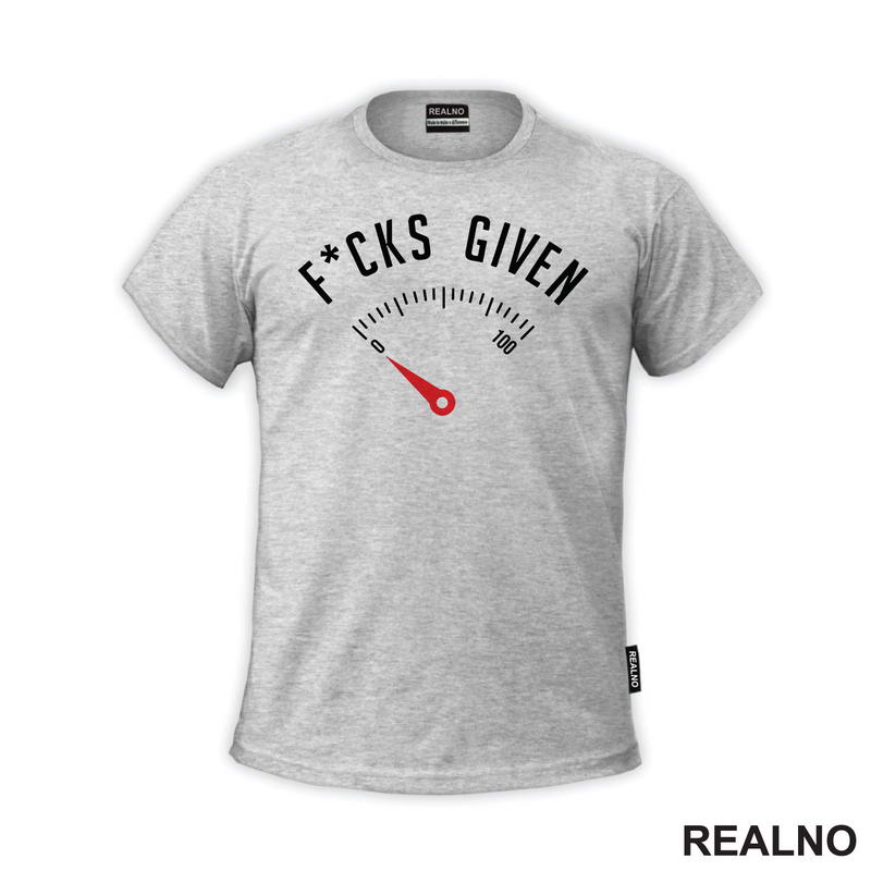 Zero Fucks Given - Humor - Majica