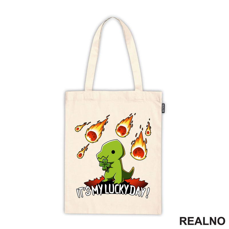 It's My Lucky Day - Dinosaurs And Four Leaf Clover - Humor - Majica