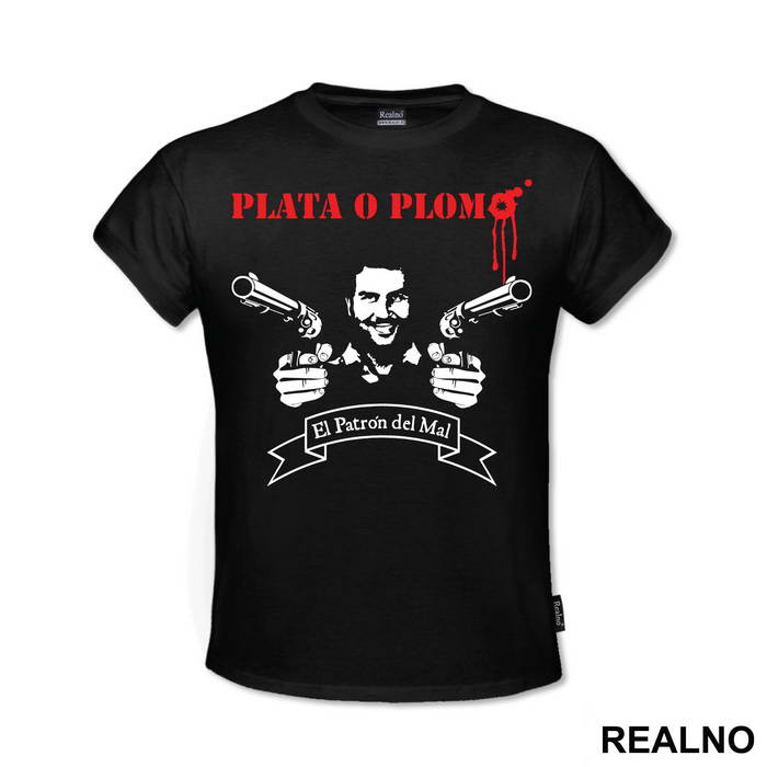 Plata O Plomo Pablo Escobar With Guns - Narcos