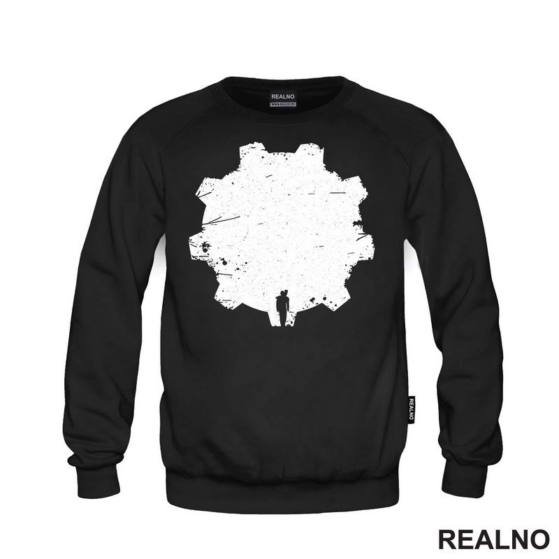 Gear Wheel - Robot - Fallout - Games - Serija - Majica